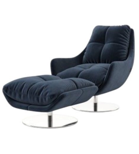 Sophia Armchair with Ottoman