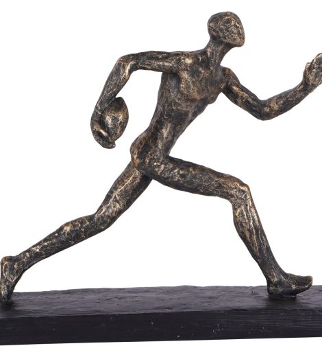 Rugby Player Sculpture
